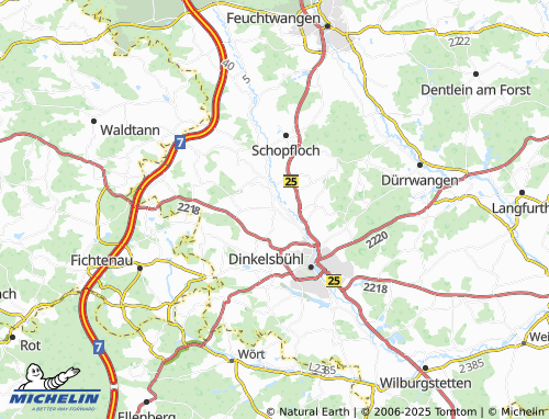 MICHELIN-Landkarte Burgstall - ViaMichelin