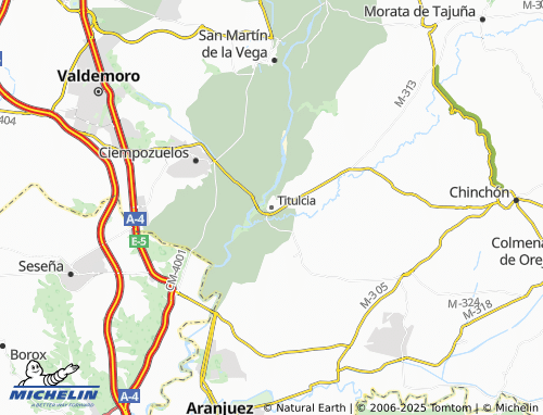 MICHELIN Titulcia map - ViaMichelin