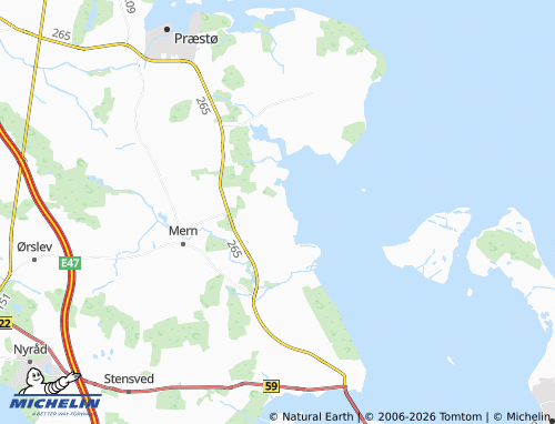 MICHELIN-Landkarte Sandvig - ViaMichelin