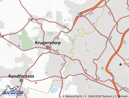 MICHELIN-Landkarte Kenmare - ViaMichelin