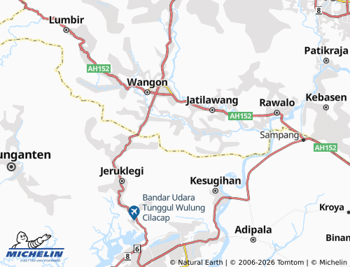 Carte MICHELIN Pangadegan - ViaMichelin