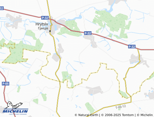MICHELIN Moskvytianivka map - ViaMichelin