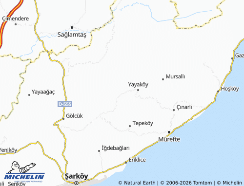 Mapa MICHELIN Yörgüç - ViaMichelin