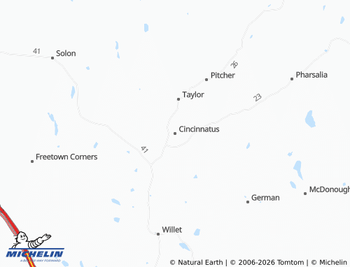 Mapa MICHELIN Cincinnatus - ViaMichelin