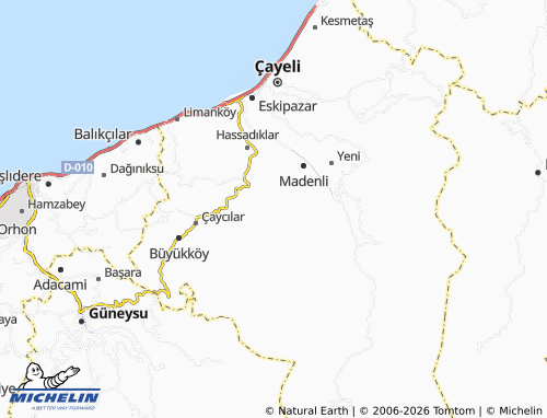 MICHELIN Haremtepe map - ViaMichelin