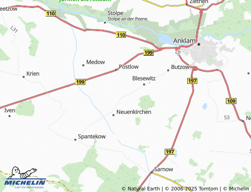 Mapa MICHELIN Alt-Sanitz - ViaMichelin