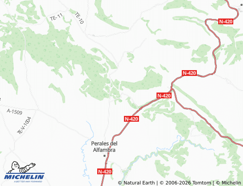 Mappa MICHELIN Fuentes Calientes - ViaMichelin