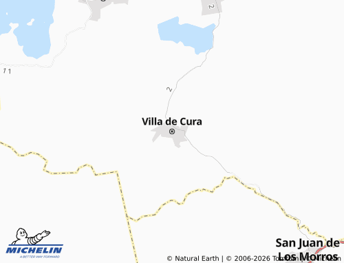 Mappa MICHELIN Villa de Cura - ViaMichelin