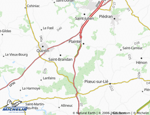 MICHELIN Lanvia map - ViaMichelin