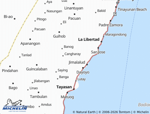 MICHELIN Sampiniton map - ViaMichelin