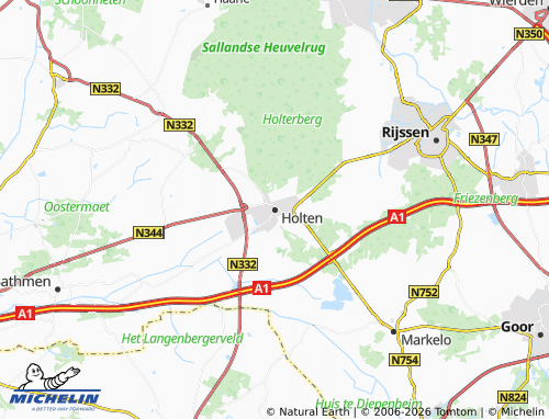 MICHELIN-Landkarte Holten - ViaMichelin