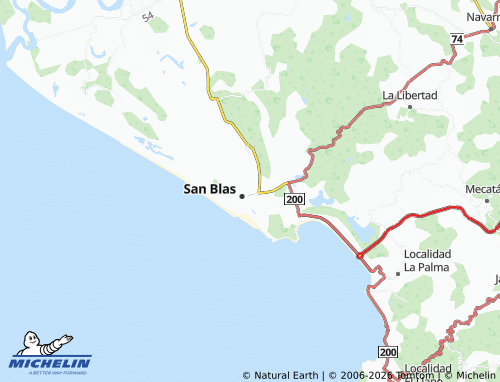 MICHELIN Fray Junípero Serra map - ViaMichelin