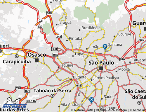 Mapa MICHELIN Lapa - ViaMichelin