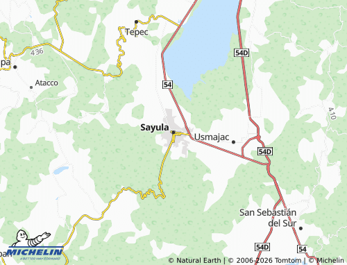 Kaart MICHELIN Sayula - ViaMichelin