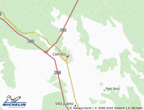 Mappa MICHELIN San Ricardo - ViaMichelin