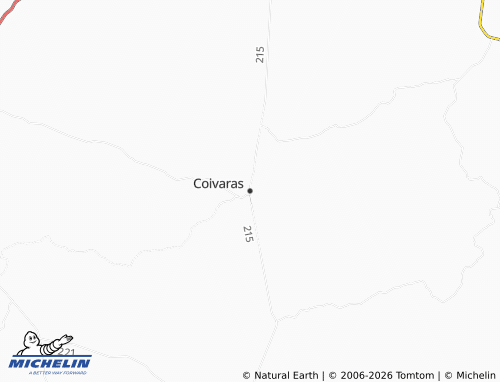 MICHELIN Coivaras map - ViaMichelin