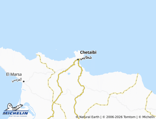 Carte MICHELIN Chetaibi - ViaMichelin