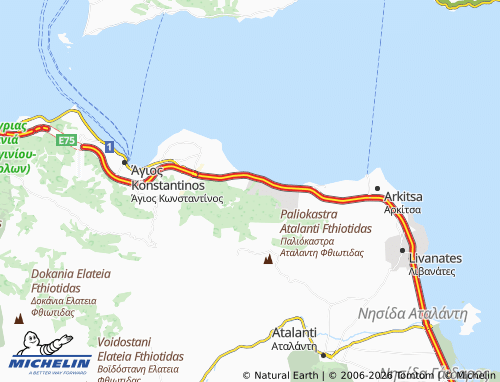 MICHELIN Melidoni map - ViaMichelin