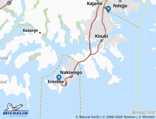 MICHELIN Kitubulu map - ViaMichelin