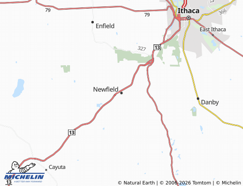 Mapa MICHELIN Newfield - ViaMichelin