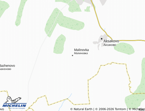 MICHELIN-Landkarte Malinovka - ViaMichelin