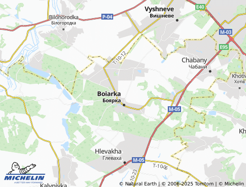 MICHELIN Nove map - ViaMichelin