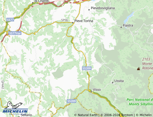 Mappa MICHELIN Tazza - ViaMichelin