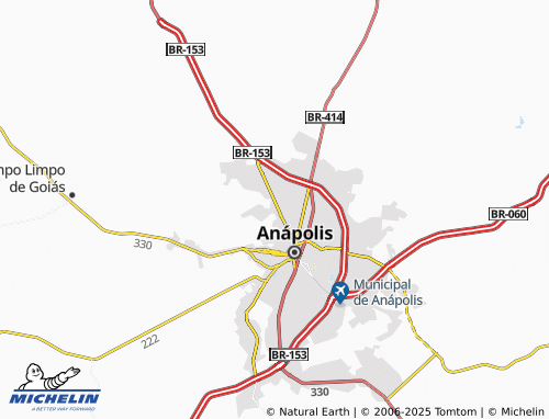 MICHELIN Bairro Itamaraty map - ViaMichelin