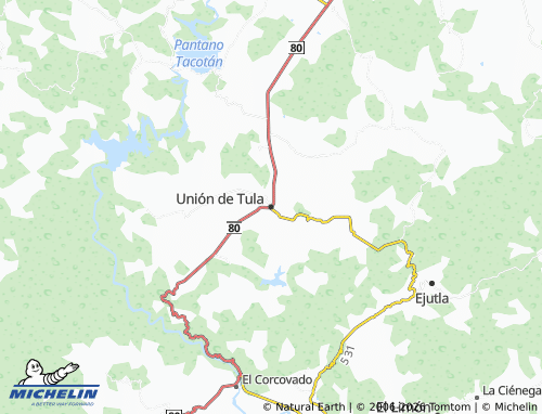 Mapa MICHELIN Unión de Tula - ViaMichelin