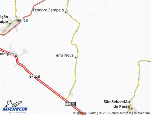 MICHELIN Terra Nova map - ViaMichelin