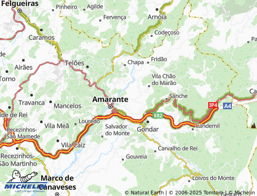 Carte MICHELIN Santiago - ViaMichelin