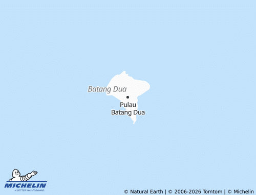 Mappa MICHELIN Pulau Batang Dua - ViaMichelin