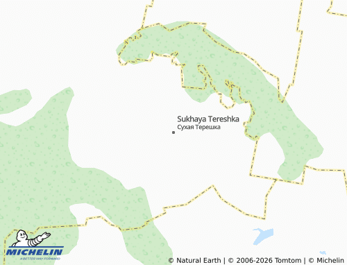 MICHELIN-Landkarte Sukhaya Tereshka - ViaMichelin