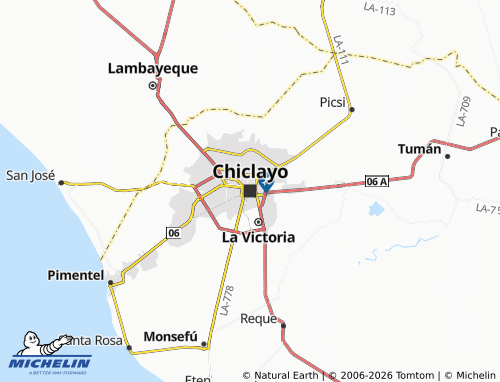 MICHELIN Chiclayo map - ViaMichelin