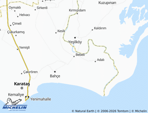 MICHELIN Bebeli map - ViaMichelin