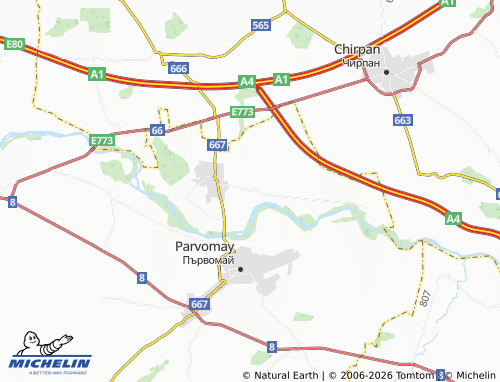 Mapa MICHELIN Krushevo - ViaMichelin