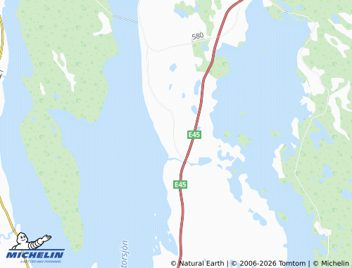Carte MICHELIN Hackås - ViaMichelin