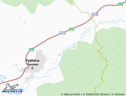 MICHELIN-Landkarte Pylayeva - ViaMichelin