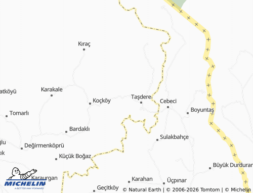Mapa MICHELIN Tepeköy - ViaMichelin