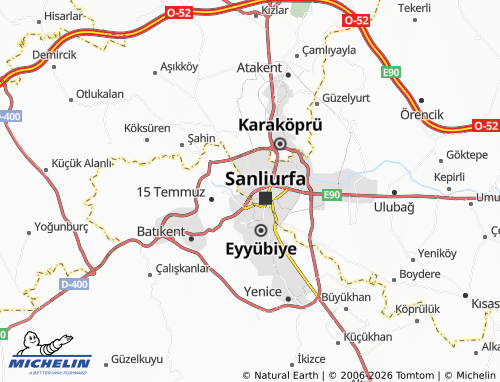 MICHELIN Bağlarbaşı map - ViaMichelin