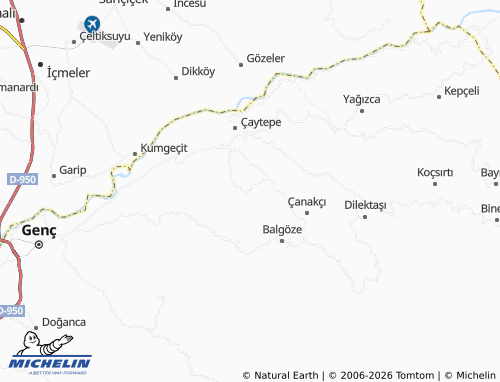 Mappa MICHELIN Gözütok - ViaMichelin