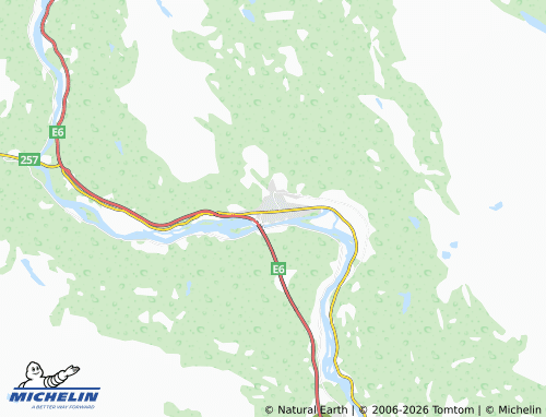 Mapa MICHELIN Kvam - ViaMichelin