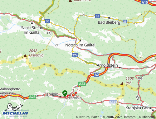 MICHELIN-Landkarte Göriach - ViaMichelin
