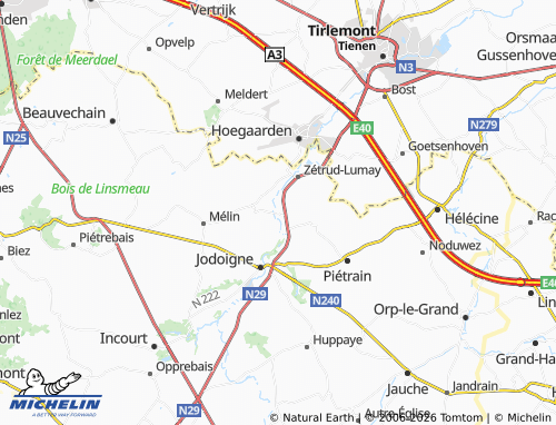 MICHELIN Sainte-Marie-Geest map - ViaMichelin