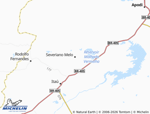 Mappa MICHELIN Severiano Melo - ViaMichelin