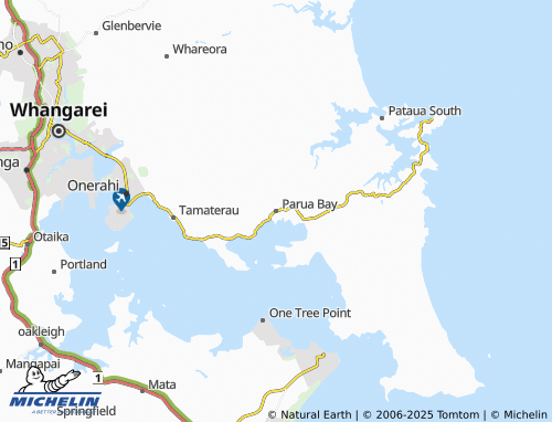 MICHELIN Parua Bay map - ViaMichelin