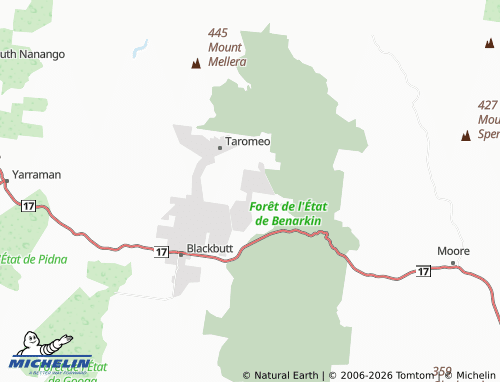 Mapa MICHELIN Benarkin North - ViaMichelin