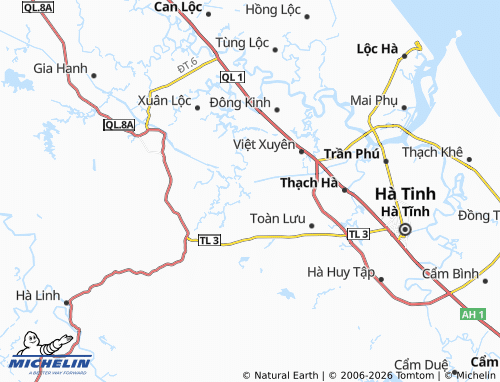 Mappa MICHELIN Thạch Ngọc - ViaMichelin