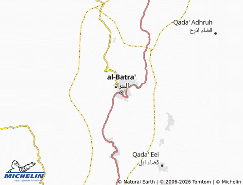 MICHELIN Petra map - ViaMichelin