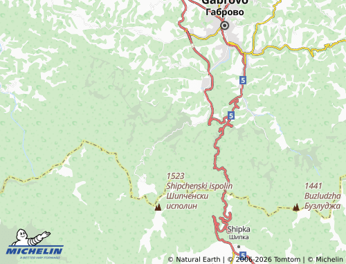 Kaart MICHELIN Zeleno darvo - ViaMichelin
